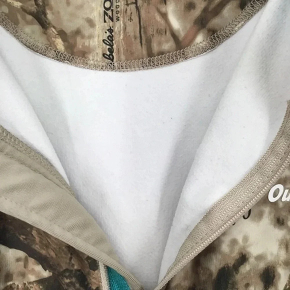 Cabela’s Women’s Zonz Woodlands Camoflauge 1/4 Zip Jacket - Picture 7 of 8